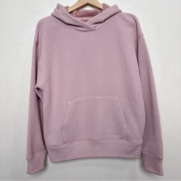 Smartwool Mens Xsmall French Terry Merino Wool Mauve Hoodie - Picture 4 of 16